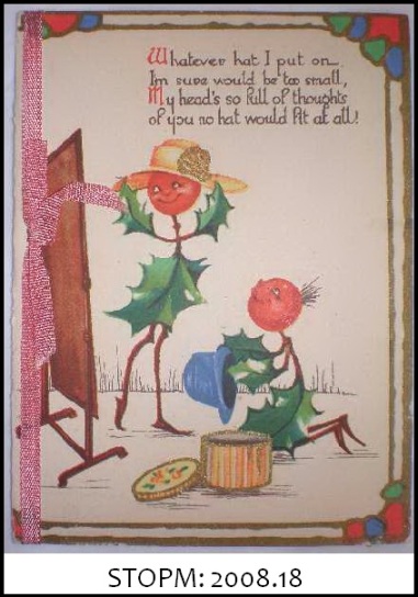 1930s Christmas Card
