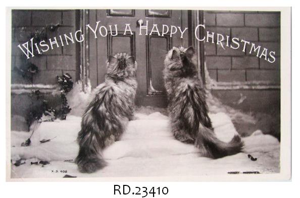 1907 Christmas postcard