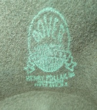 Dover line stamp inside the Henry Pollak hat