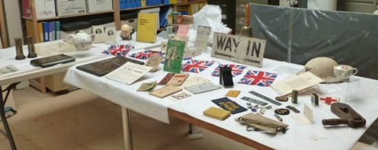 Objects for new case at the Air Raid Shelters